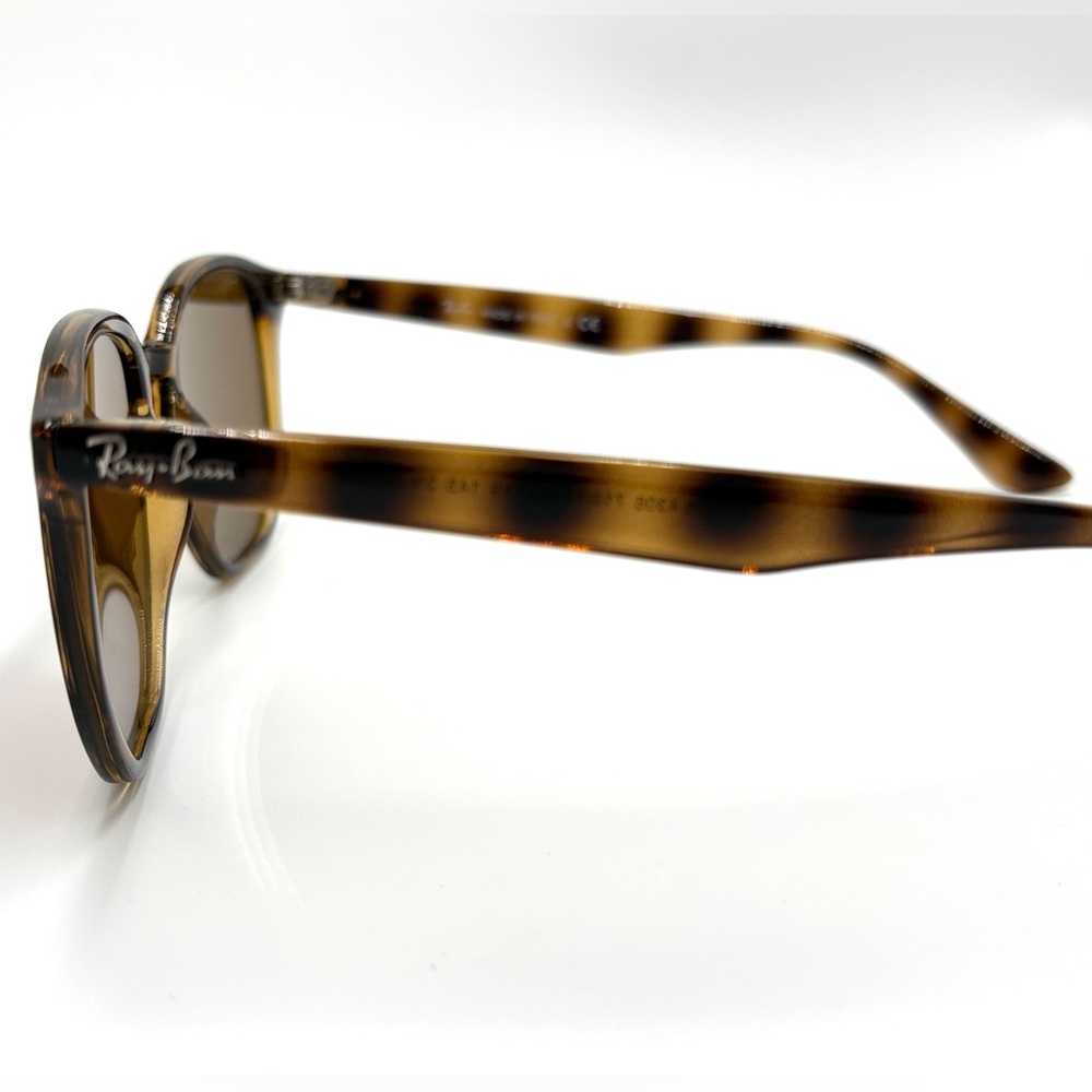 Ray-Ban Round Lens RB4306 Highstreet Tortoise Brown Lens Sunglasses 54mm 710/73 - Picture 9 of 11